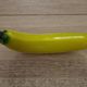 Vintage Murano Glass Fruit In The Shape Of A Yellow Banana 4990