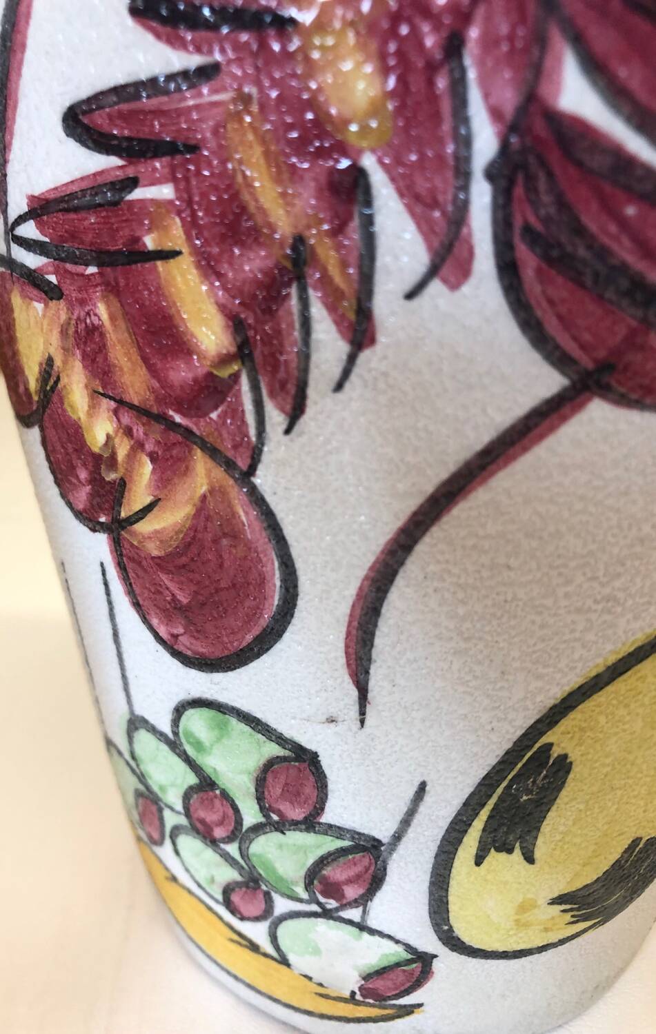 Spanish sangria pitcher with lobster decoration