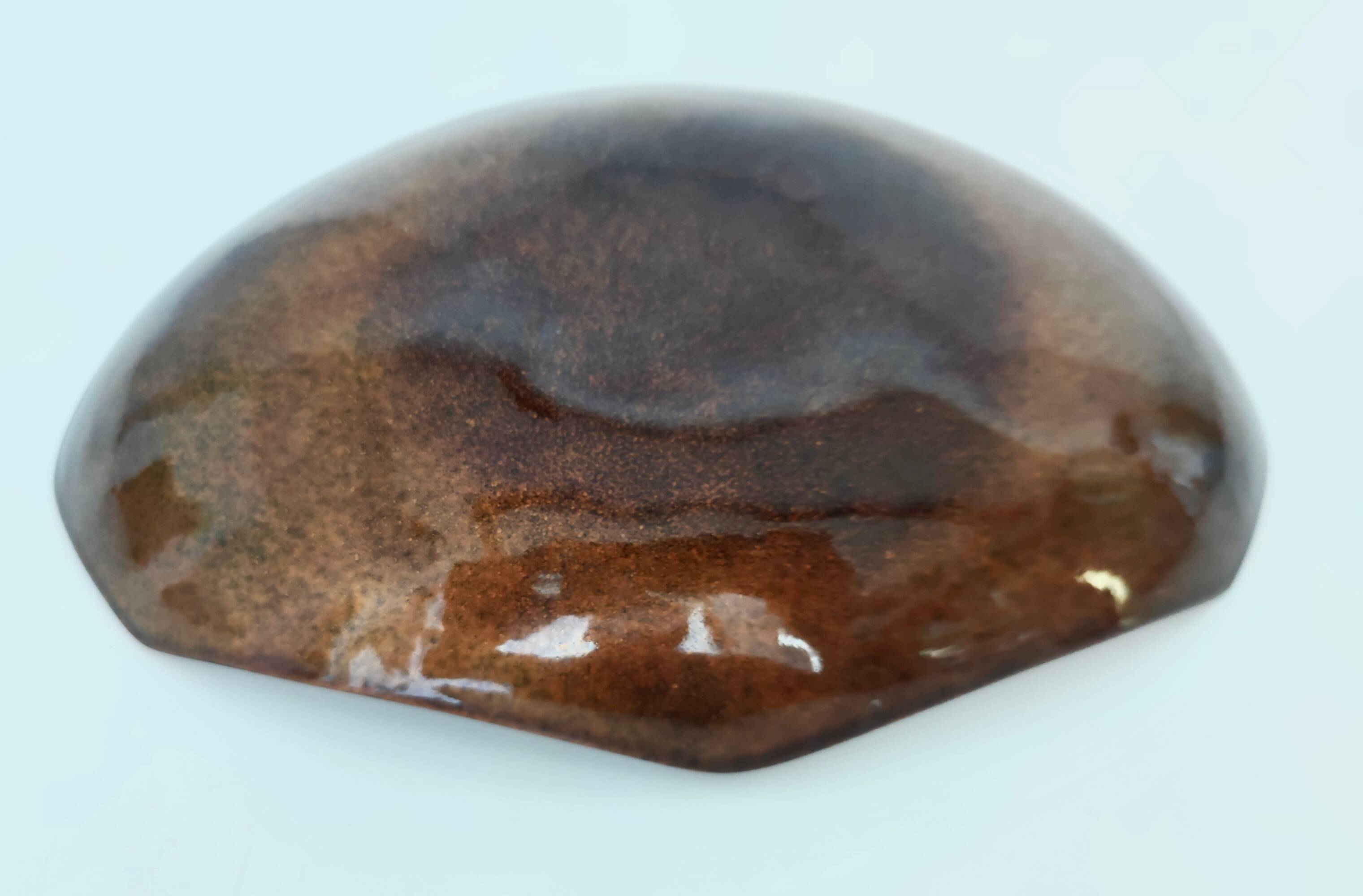 Enameled Copper Vide-Poche / Decorative Bowl Ascribable to Paolo De Poli