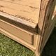 Banc coffre en bois ancien