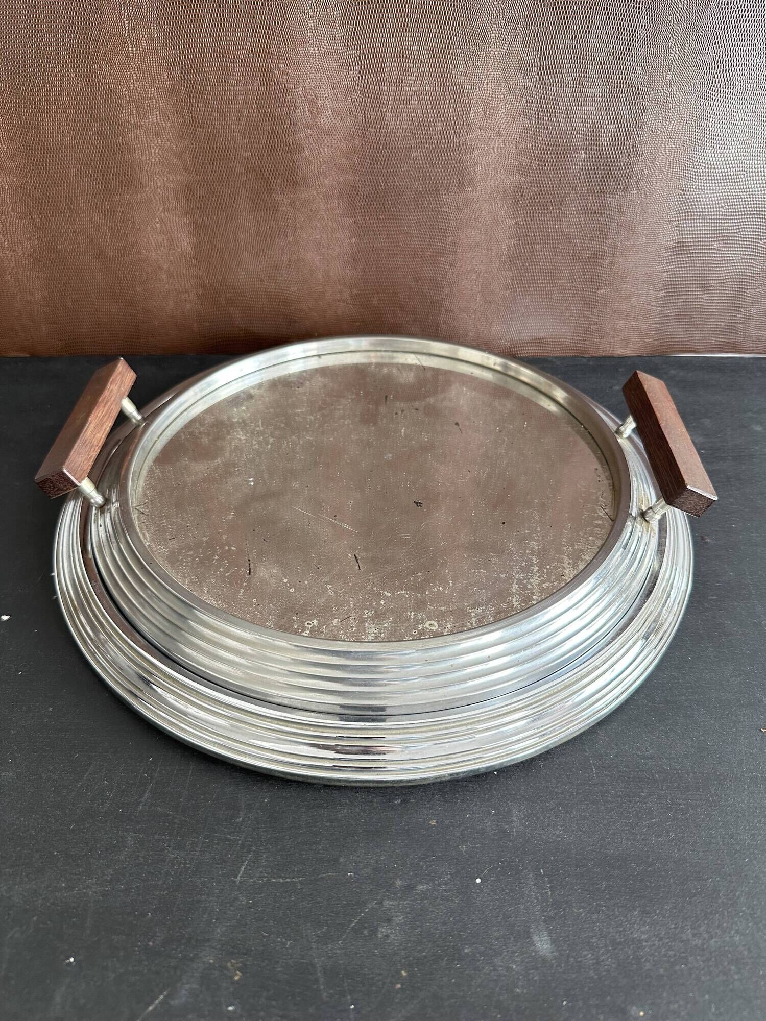 Nested mirror trays Art Deco 1930s