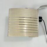Vintage Italian aluminum and lacquer desk lamp from 60s