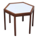 Rosewood 'Hexagon' side table by Hans Christian Andersen, 1960s