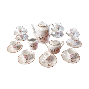 Service à café en porcelaine