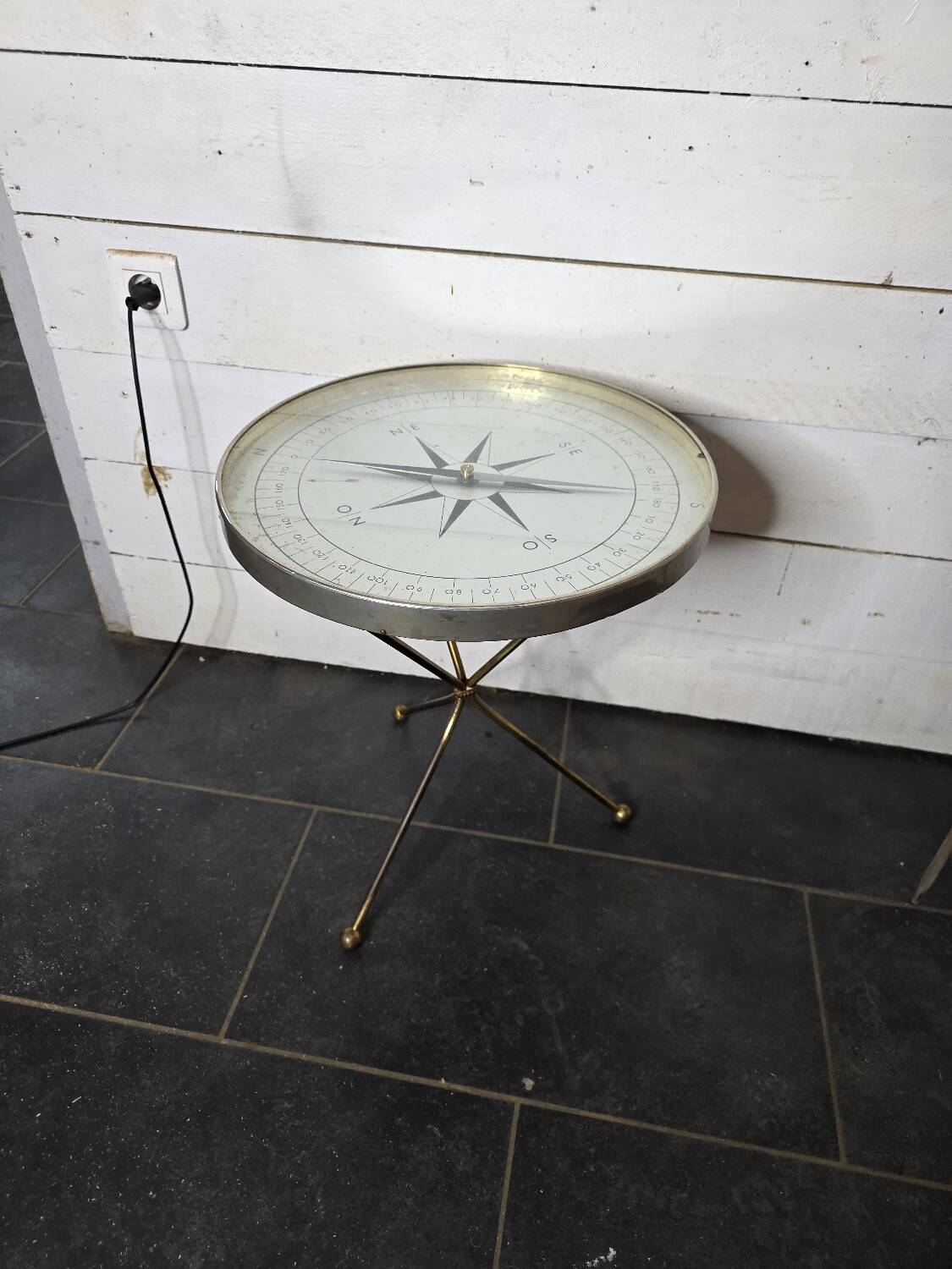 compass coffee table, 1960