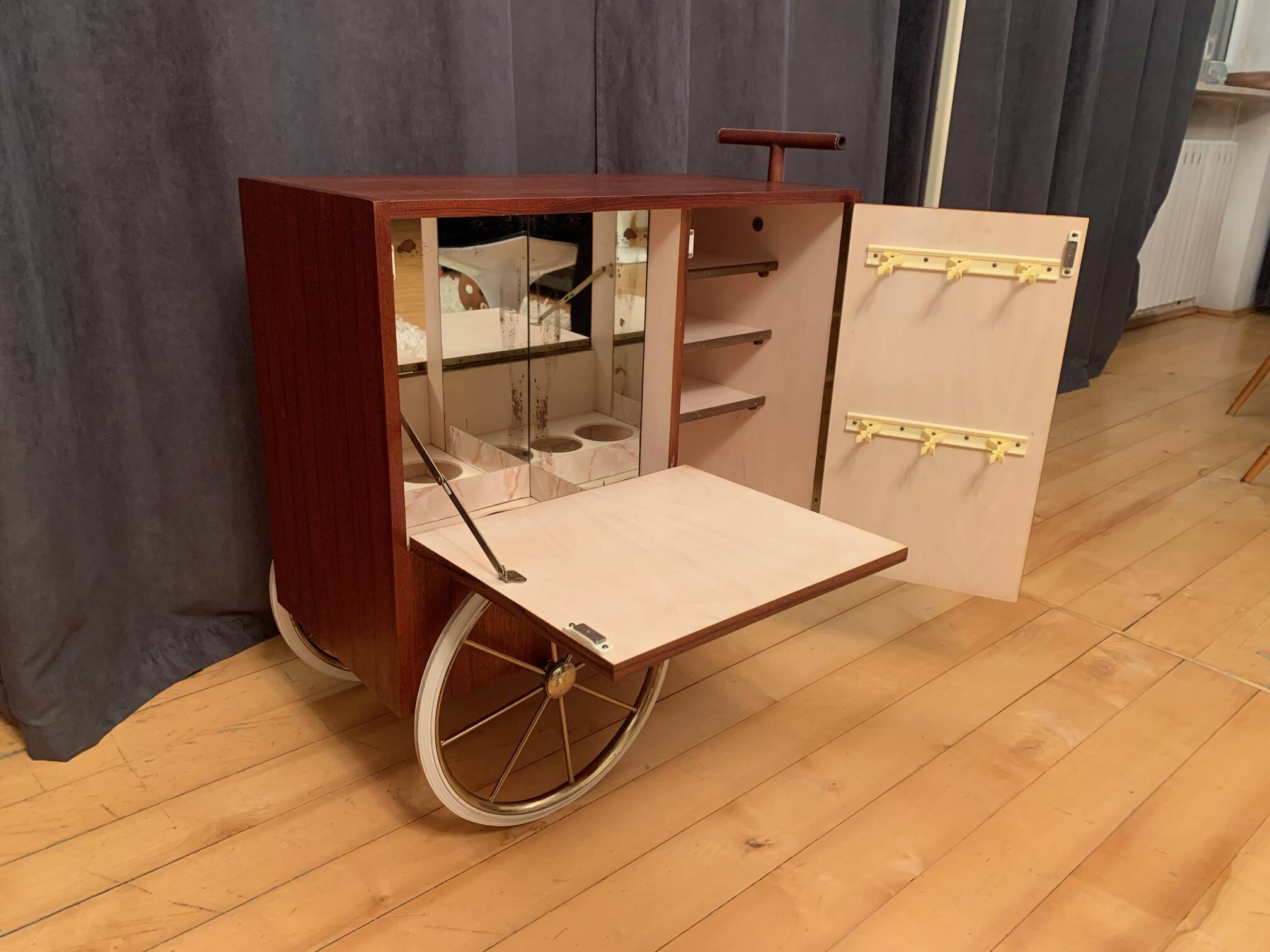 Bar cart France, 1950s