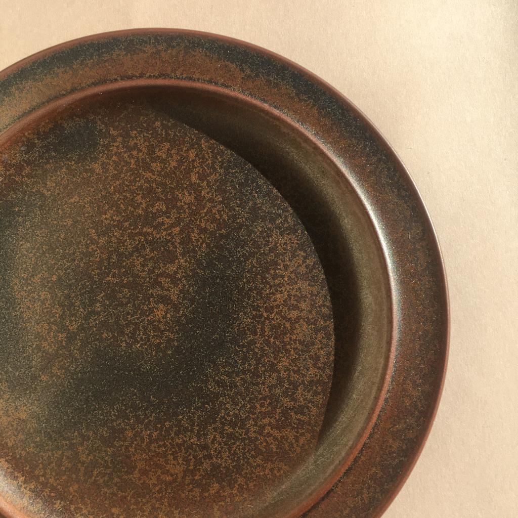12  German dessert stoneware plates from Hutschenreuther
