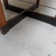 Table basse en chêne art déco