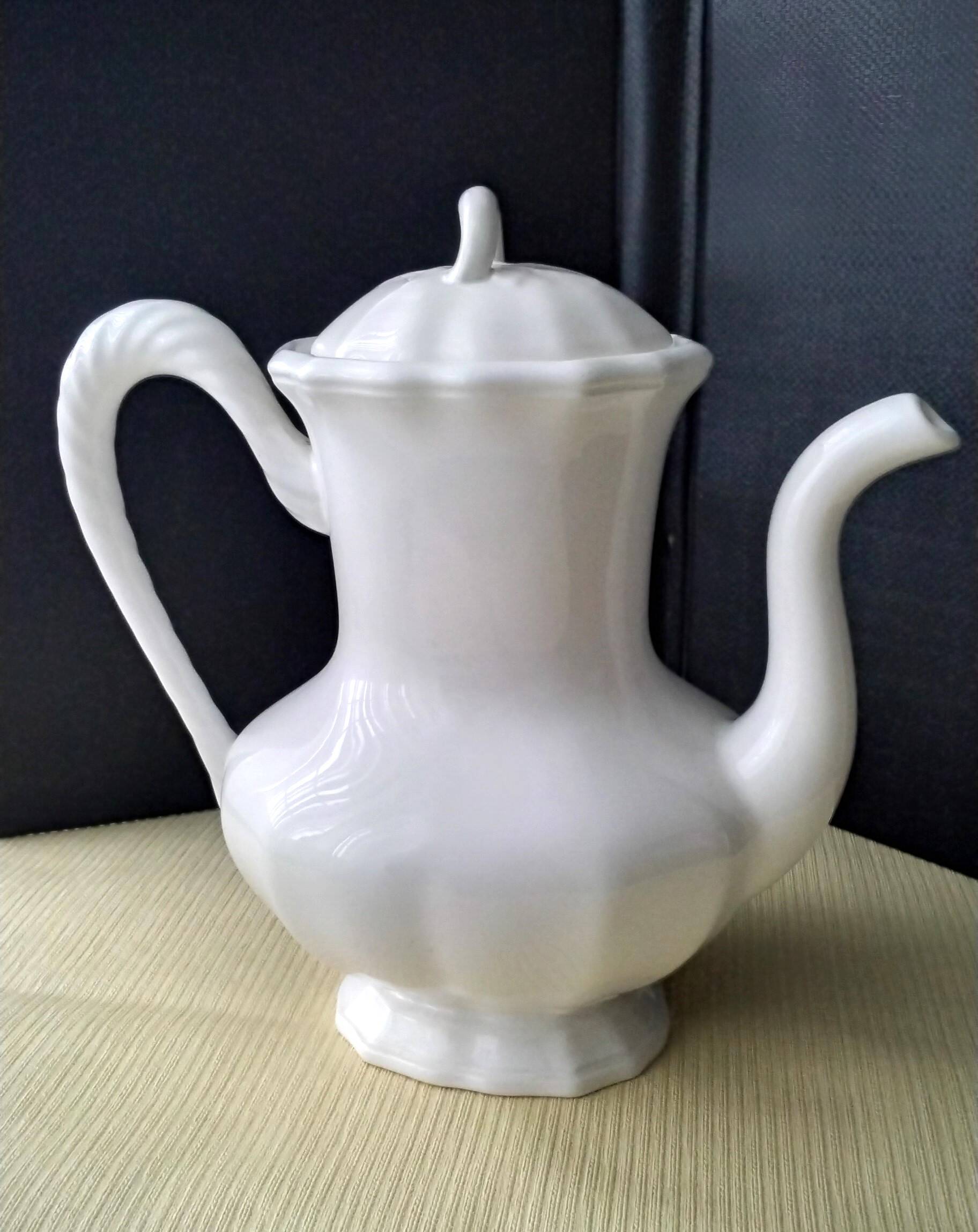 Coffee pot, earthenware jug from Salins