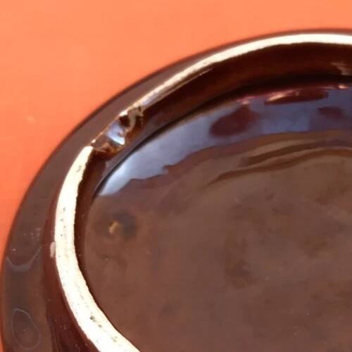 1960s Candy dish / Jewelry box Glazed ceramic