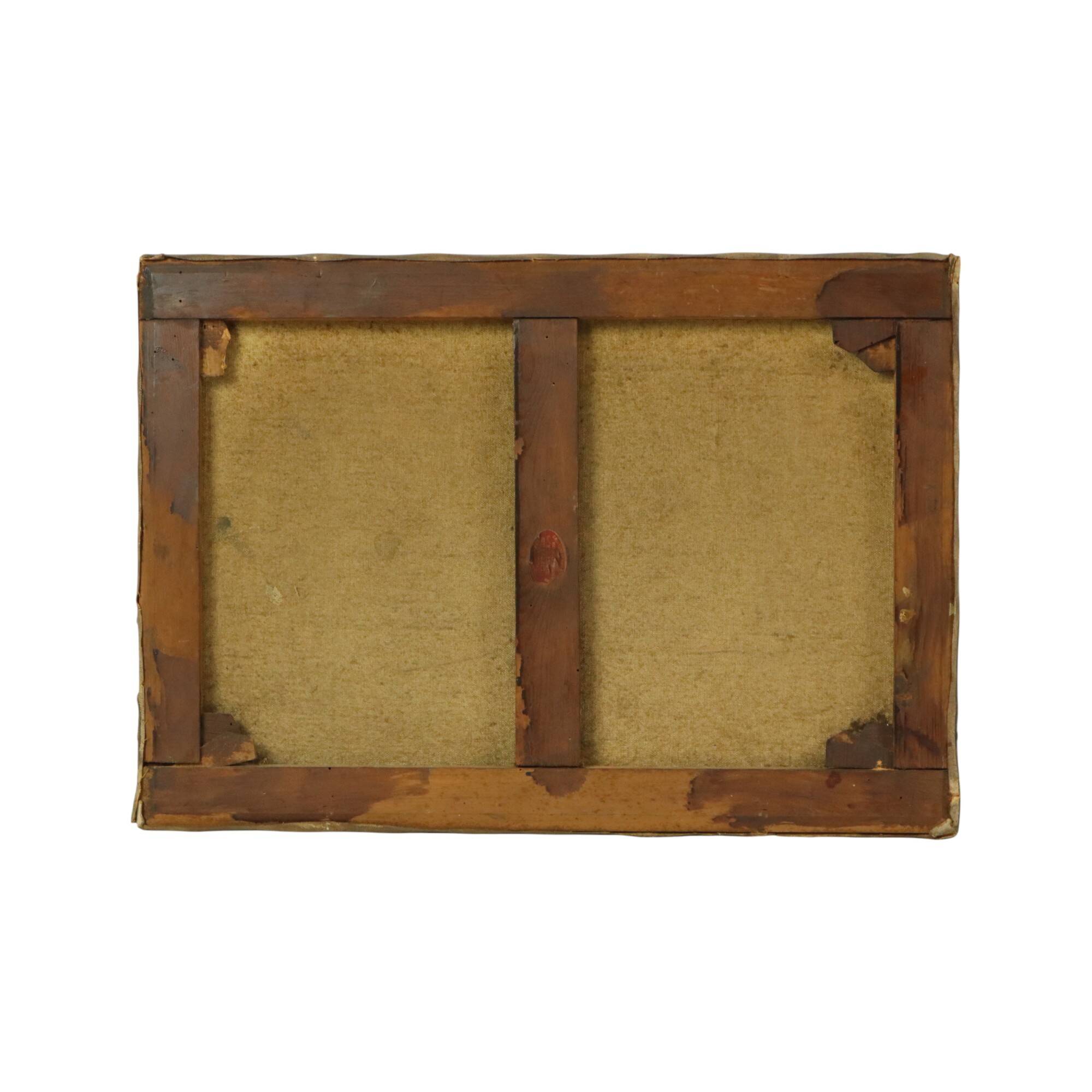 Still Life Fruit with a Jug Oil on Canvas Painting Signed