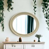 Wall Mirror 'America' in Beige Bakelite by Carrara and Matta Italy