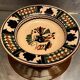 Hollow dish in Romanian glazed terracotta Bucharest Romania