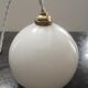 Suspension walkman old opaline white globe spirit night light 1930 Art Deco TBE Ø 13 cm
