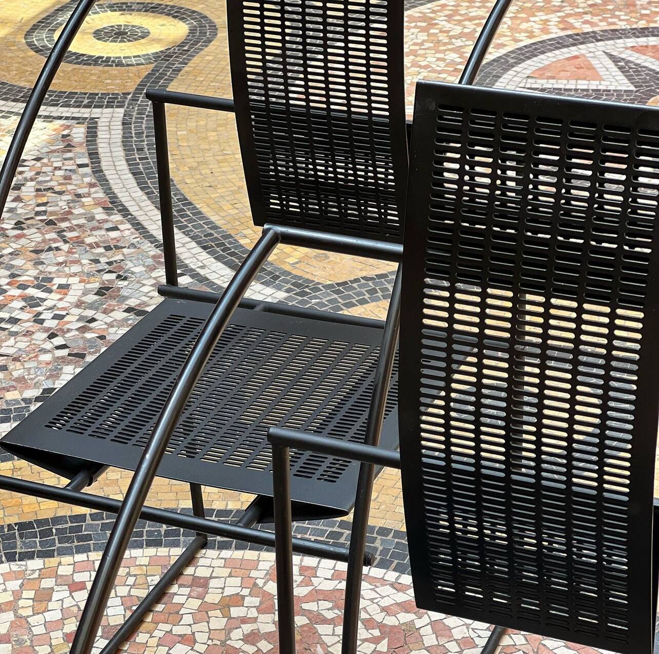 4 “Quinta” chairs by M.Botta