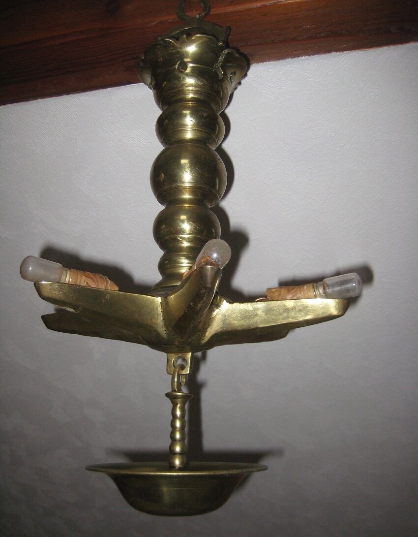 Original bronze sabat lamp