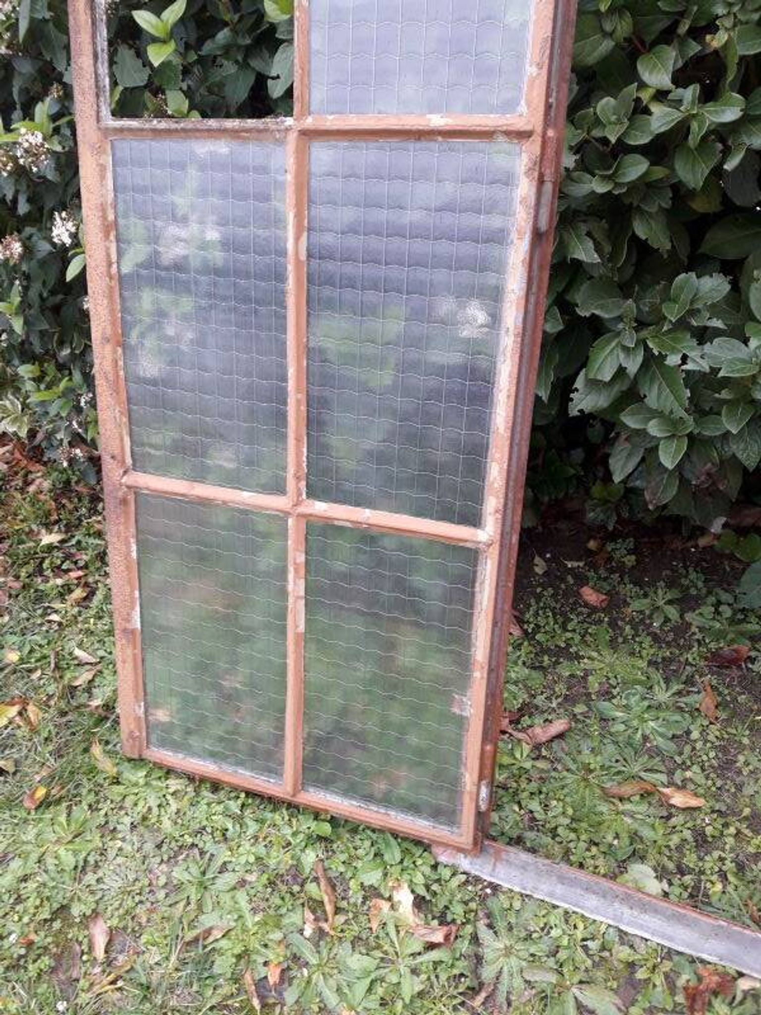 Window L107xH174 industrial curved metal glass roof frame reinforced glass