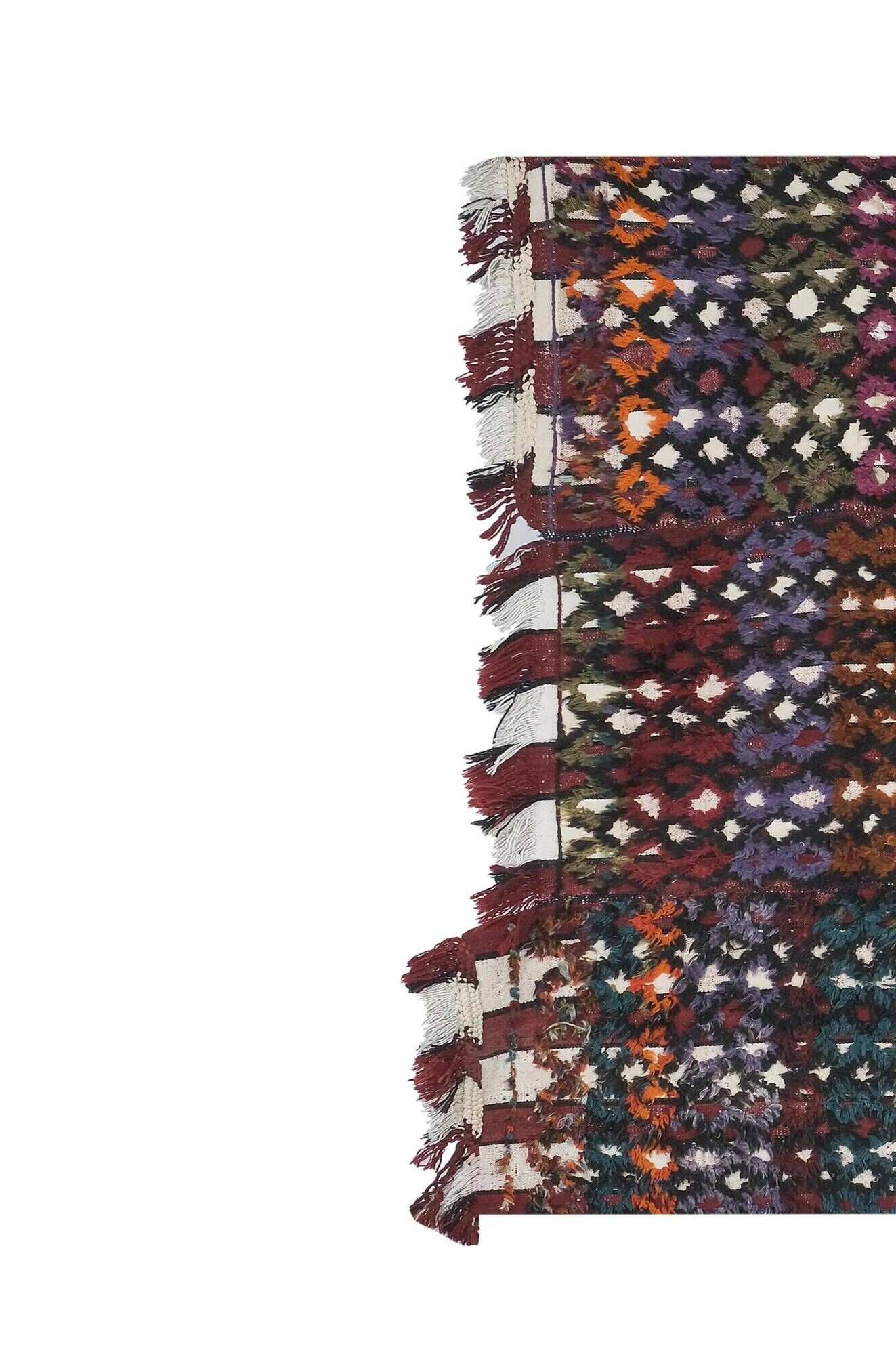 Vintage Turkish handmade rug 162x228 cm