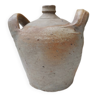 Stoneware jar from Puisaye, early 20th century.