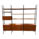 Bibliothèque modulable  scandinave année 60
