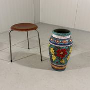 Large Italian pottery vase flowers floor vase 1960’s