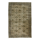 Turkish Anatolian Handmade Vintage Area Rug 255 cm x 162 cm