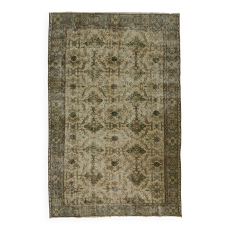 Tapis turc anatolien vintage fait main 255 cm x 162 cm