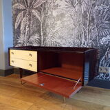 Vintage sideboard in varnished wood