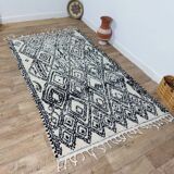 Handmade wool Berber rug 245 X 145 CM