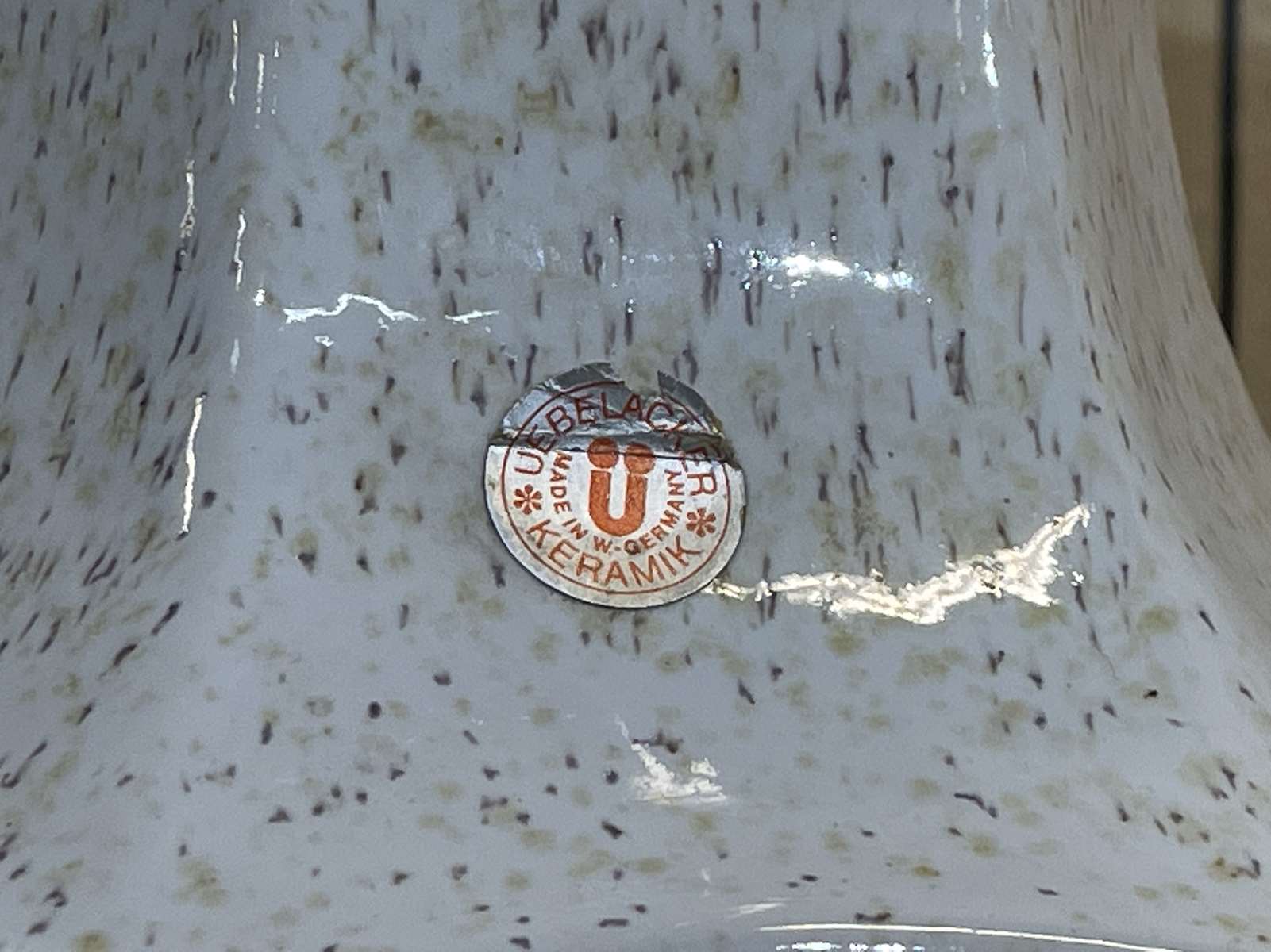 Vase of the 70s in German ceramic