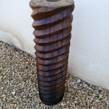 Old wooden harness column