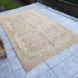 Beige Vintage Floral Carpet sku v623
