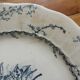 6 flat plates in iron earth Pompadour earthenware factory of Clairefontaine