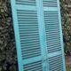 Pair of louvered shutters H220xW120cm