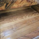 Art Decò display cabinet in walnut burl