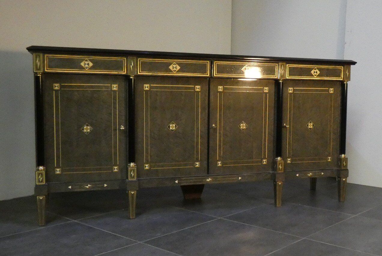 Louis XVI Style Hollywood Regency Sideboard, France, 1980s