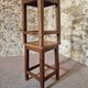 Pair of oak workshop stools – France, 1950s