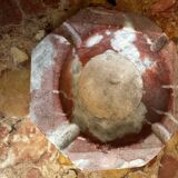 Ashtray / Art Deco double marble catchall