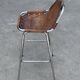 Tabouret de bar vintage Dal Vera sélectionné par Charlotte Perriand design 'Les Arcs'