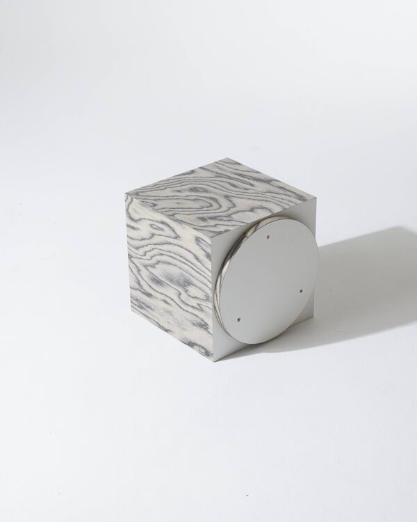 Table d'appoint en placage de bois sottsass object 106