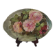 Decorative oval flat Limoges UC France