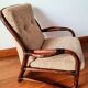 Fauteuil en rotin vintage