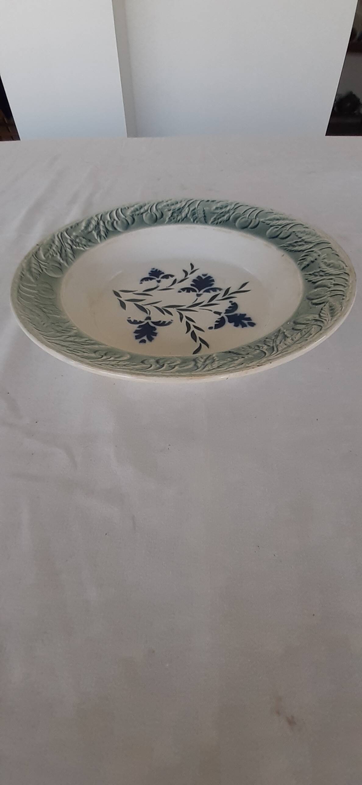 Set of 3 old GIVORS earthenware dishes