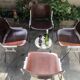 Chaises par Giancarlo Piretti pour Castelli