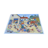 School poster two/back 76 x 56 - reading sheet the farm / construction