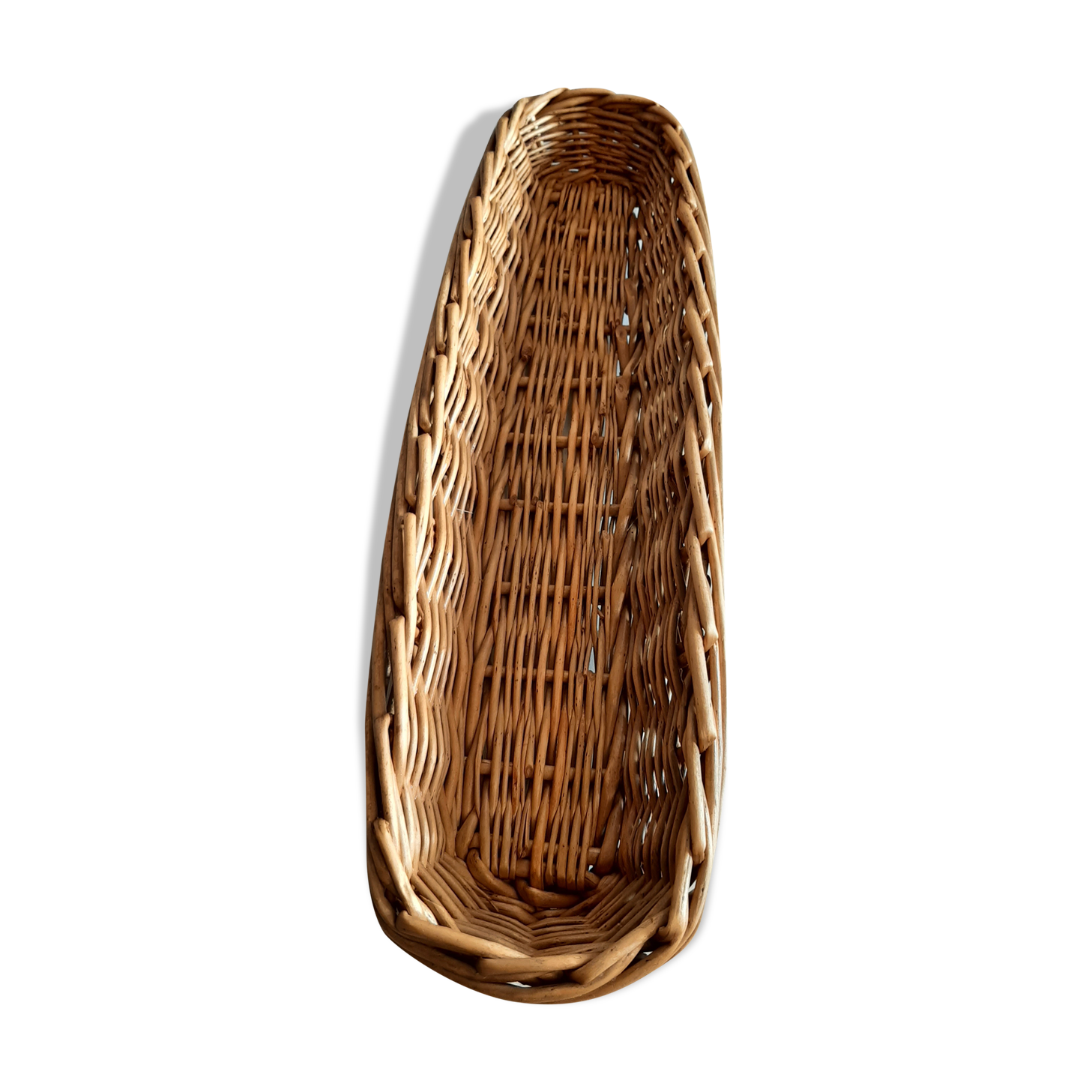 Wicker baker's panière from Villaines les rochers