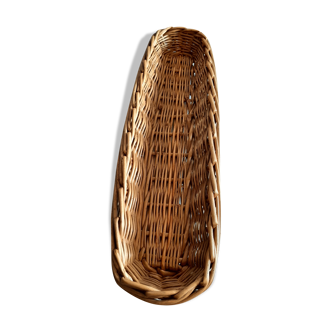Wicker baker's panière from Villaines les rochers