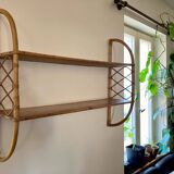 Grande étagère murale vintage des années 60-70