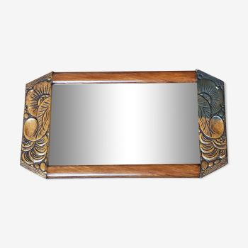 Mirror wooden frame 38x71cm