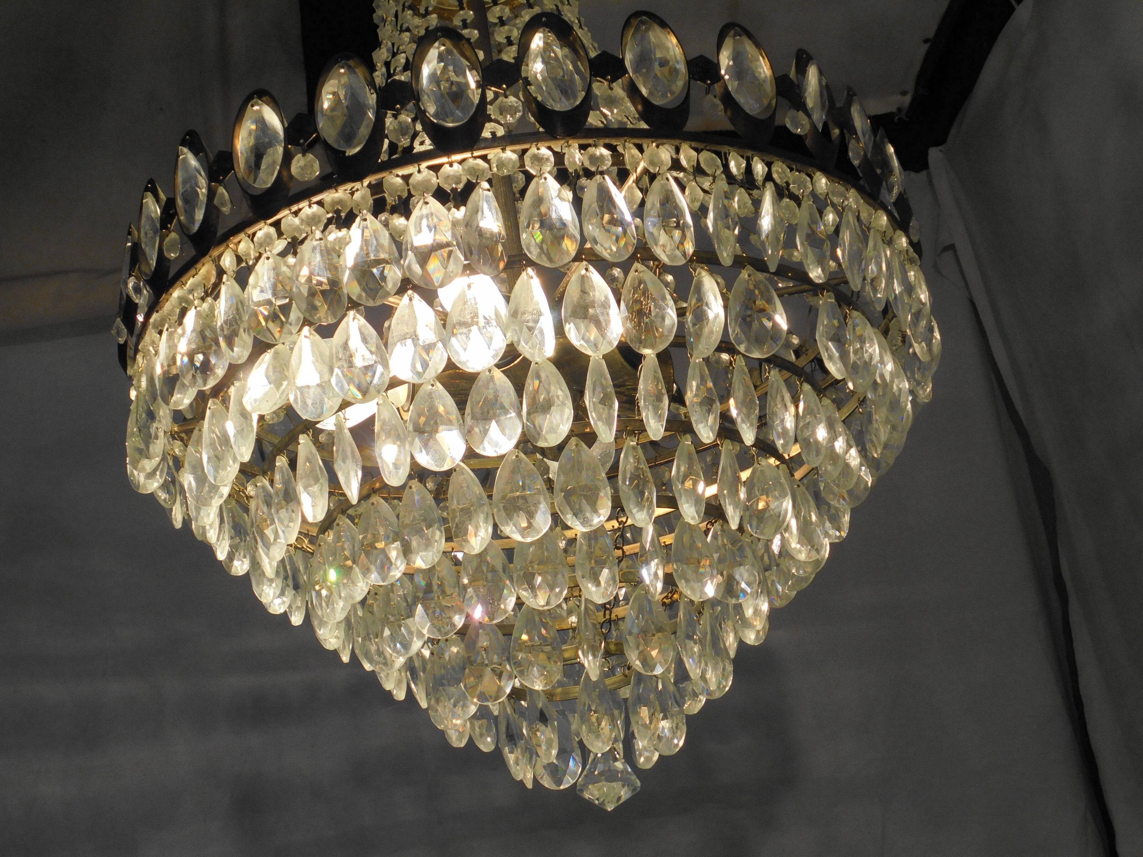 Mongolfier chandelier from the 70s